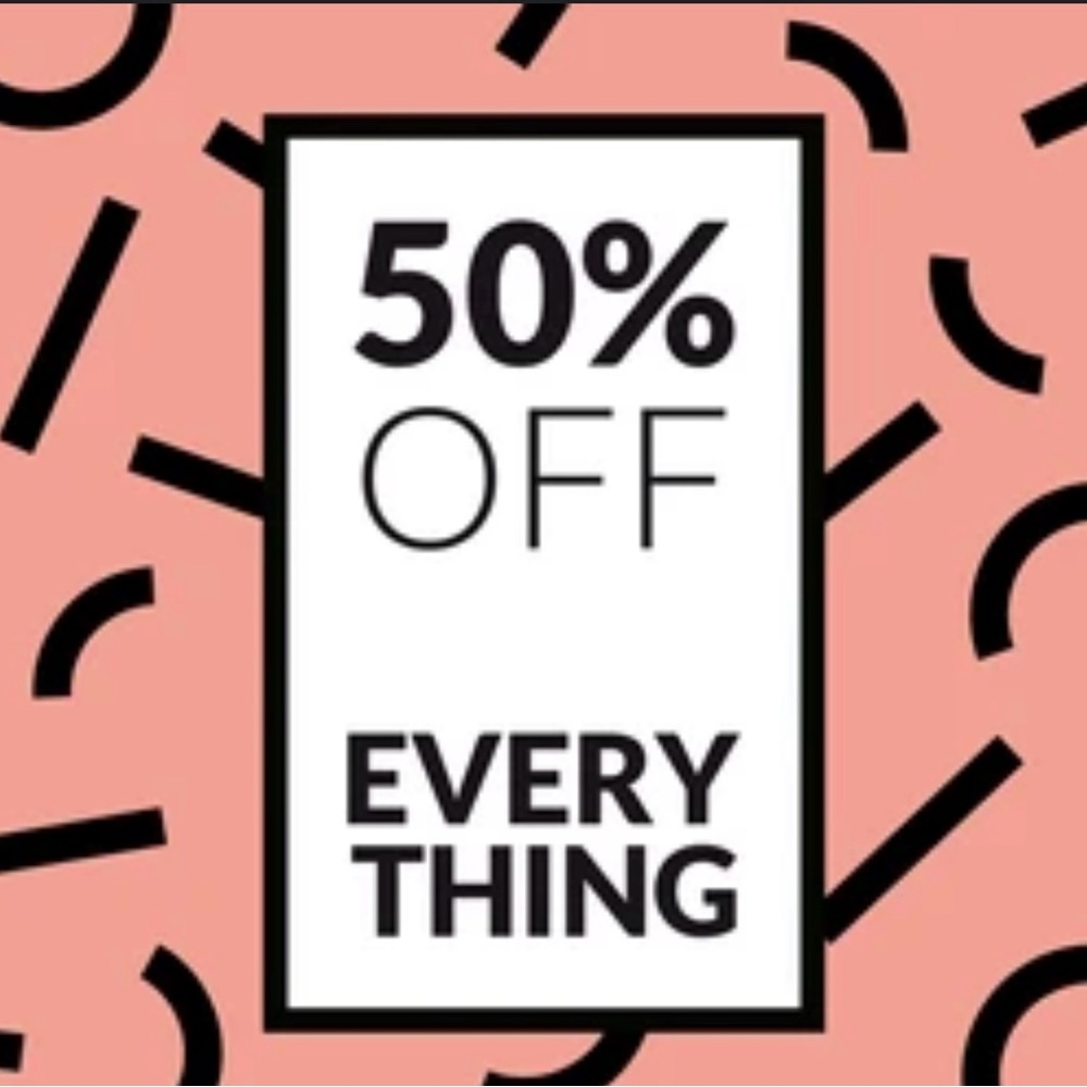 50% Off Graphic Poster